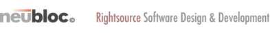 Neubloc: Rightsource Software Design and Development